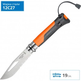 Набор-дисплей OPINEL, 14 ножей №8 OUTDOOR EARTH из нержав стали, 7 синих + 7 оранжевых 001841 Набор-дисплей OPINEL, 14 ножей №8 OUTDOOR EARTH из нержав стали, 7 синих + 7 оранжевых 001841