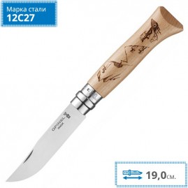 Нож OPINEL №8 ALPINE ADVENTURES 002186 Нож OPINEL №8 ALPINE ADVENTURES 002186
