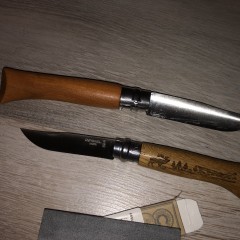 Нож OPINEL №10, углеродистая сталь, рукоять из дерева бука 113100